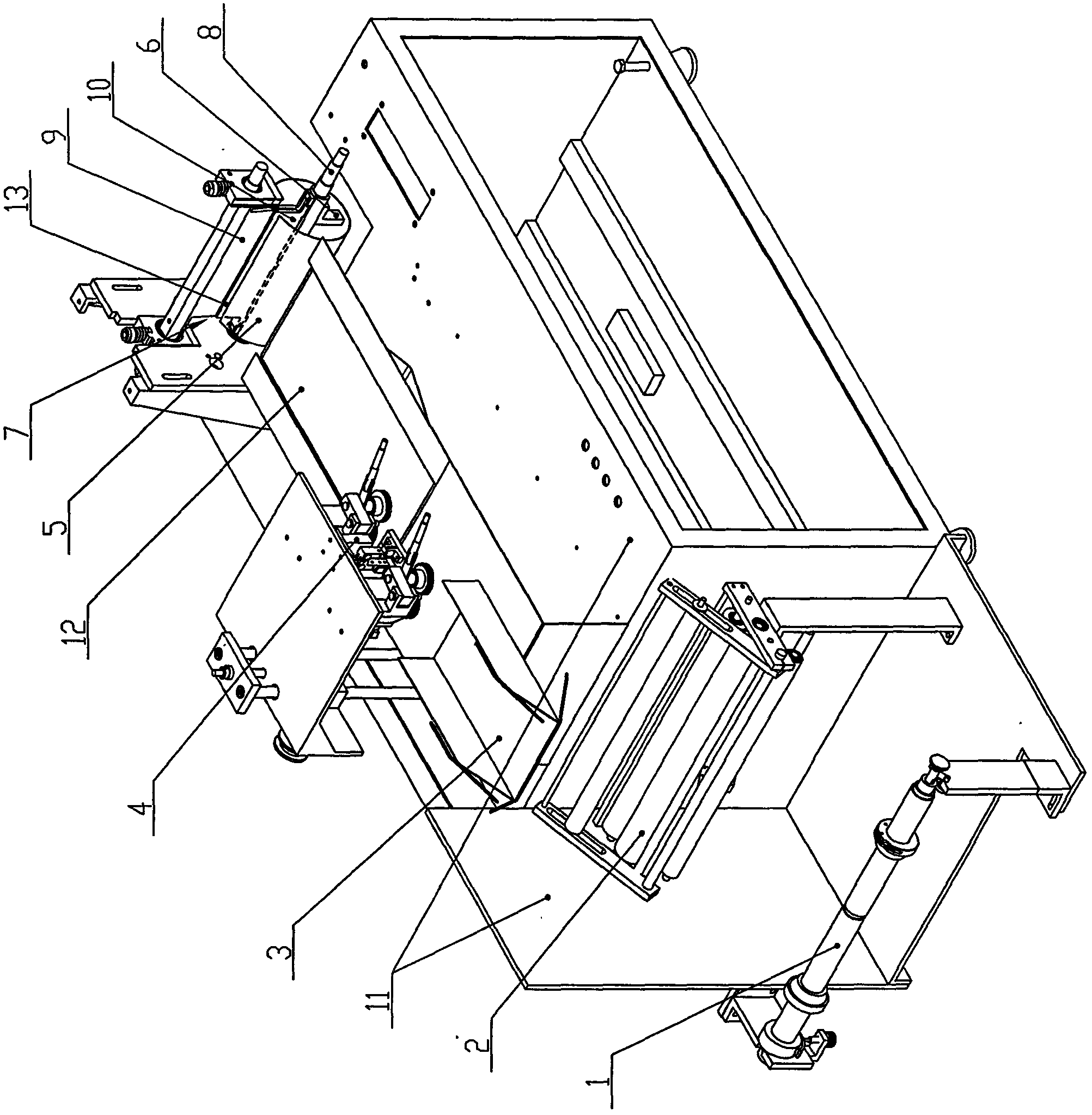 Lower-film-walking packing mechanism