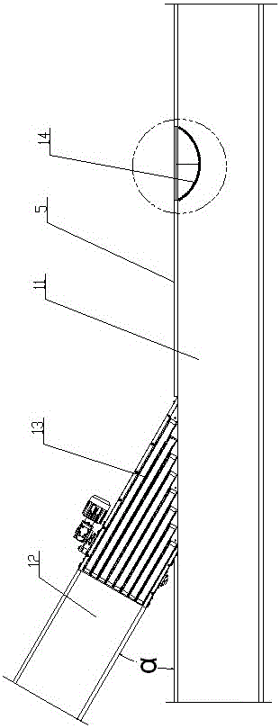 Accelerated converging device for cigarette box conveying