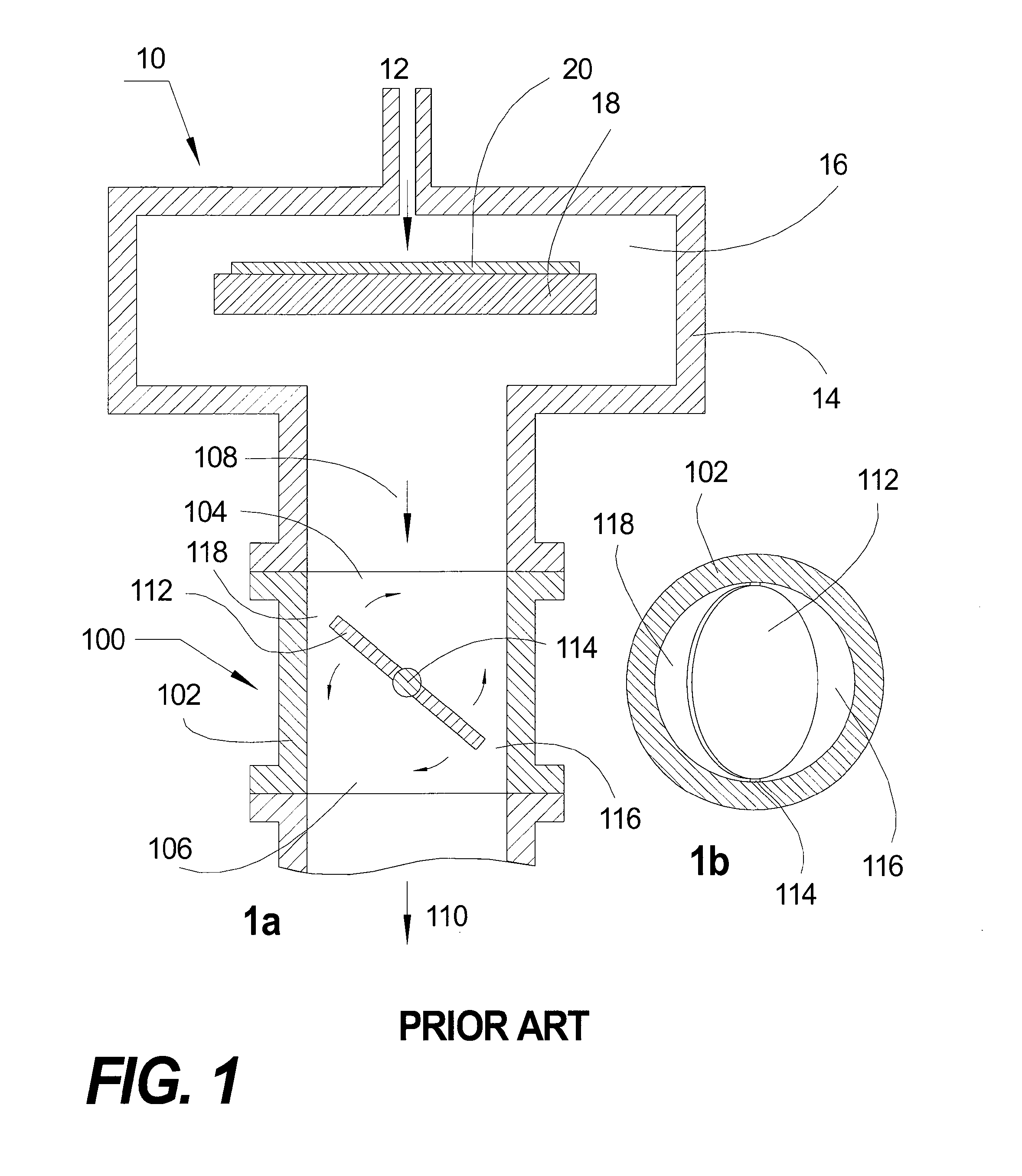 Apparatus and method for downstream pressure control and sub-atmospheric reactive gas abatement