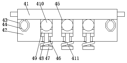 A soccer robot kicking device