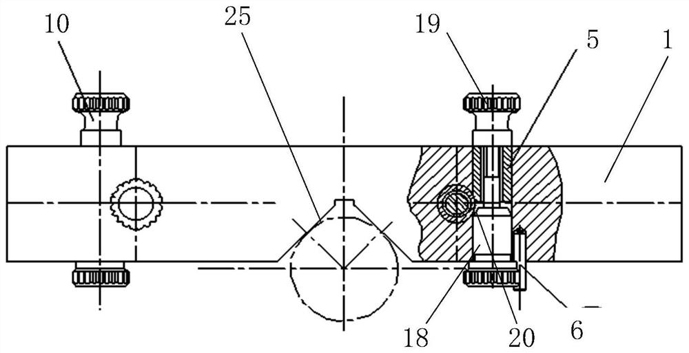 Device and method for precise measurement of theoretical point of low pressure rotor profile