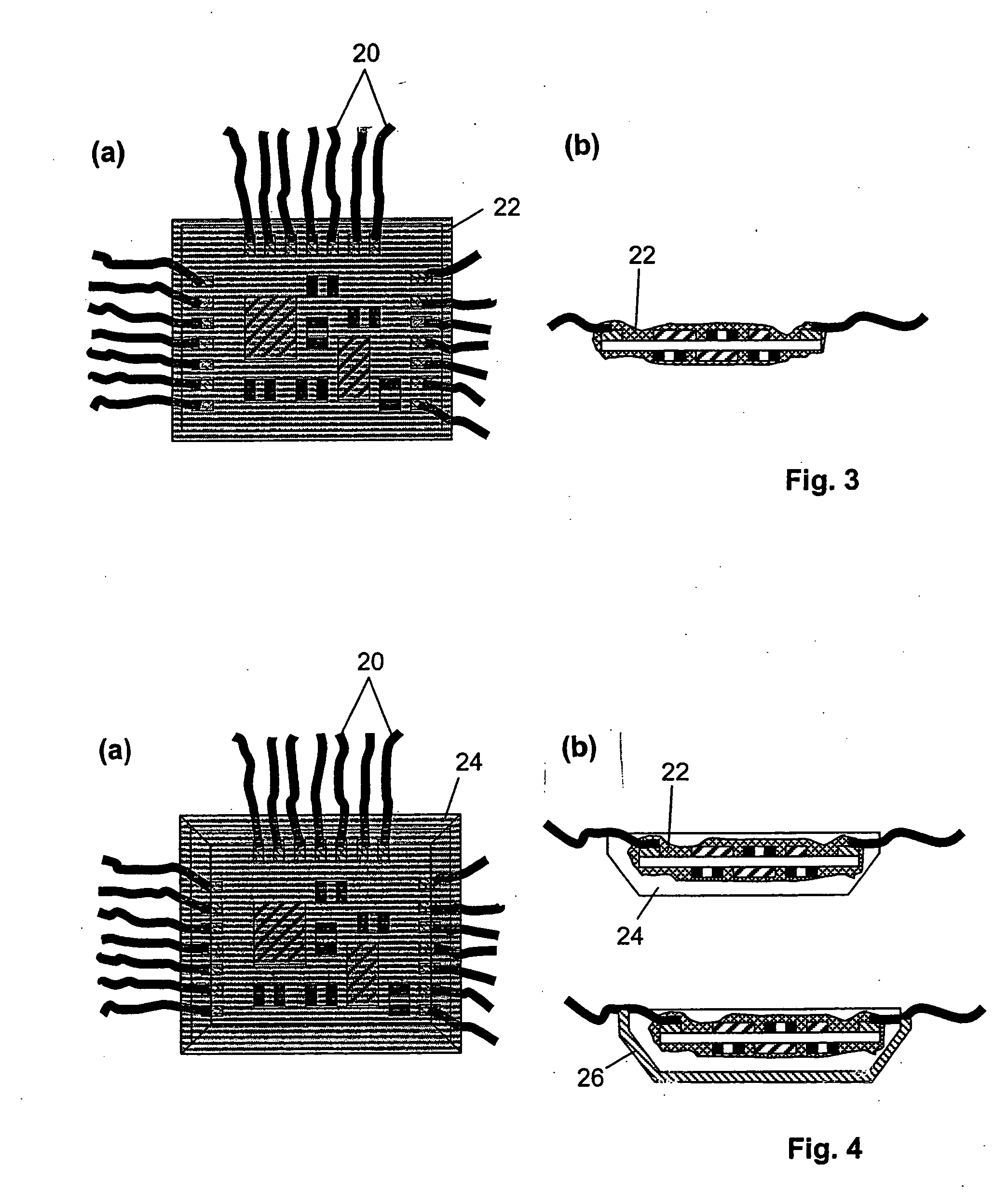 Method and apparatus for the integration of electronics in textiles