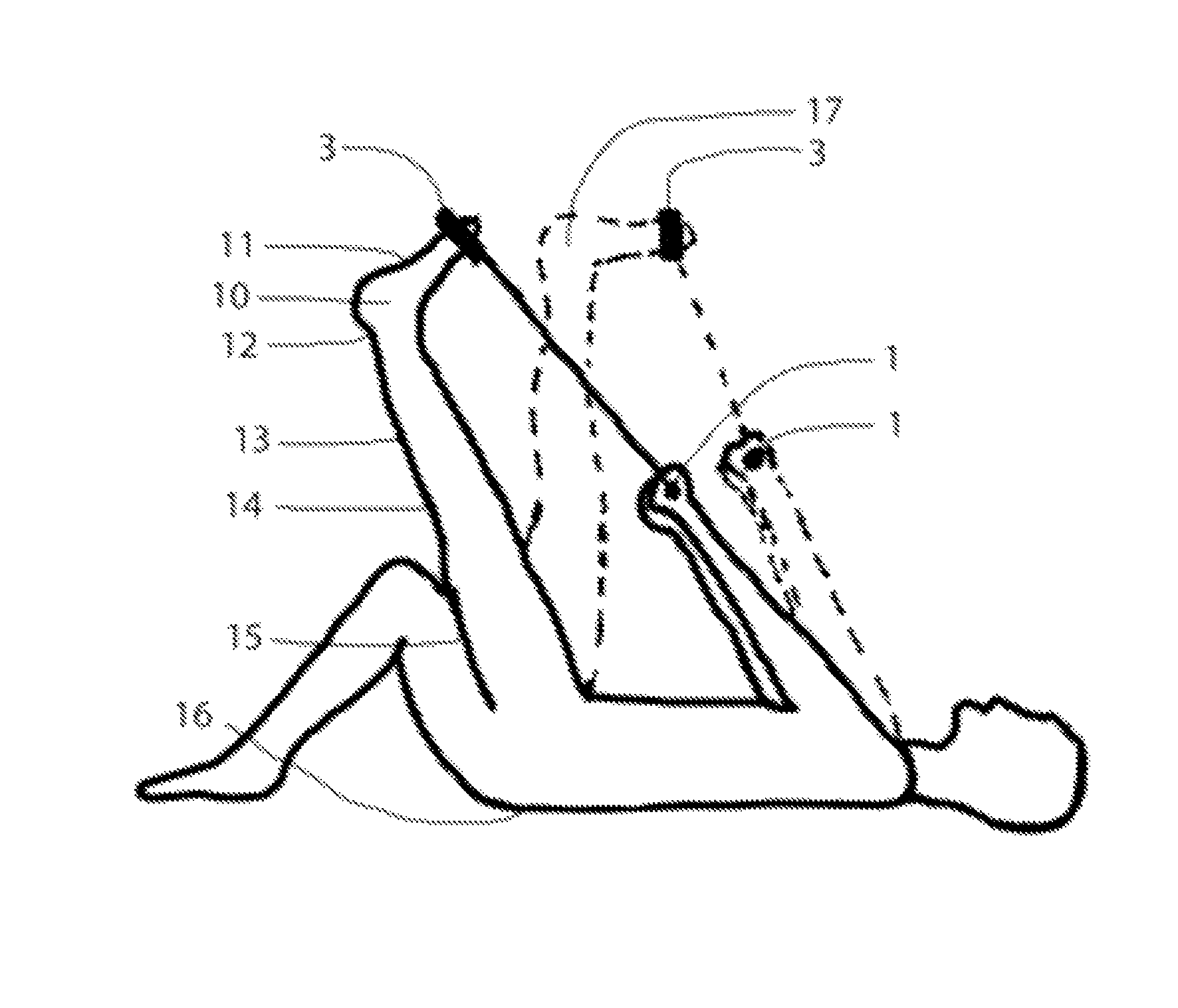 Handheld extremity flexibility evaluation and treatment device