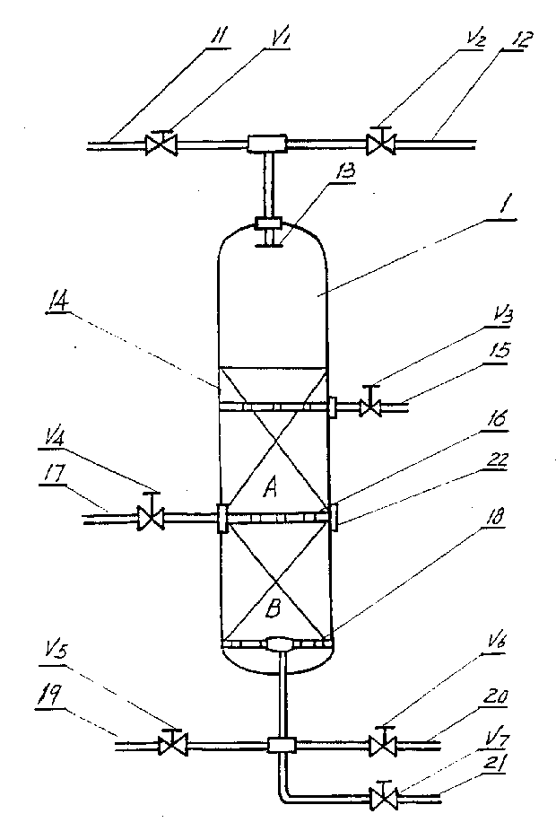Fixed double-layer-bed ion exchange resin regenerating method and apparatus thereof