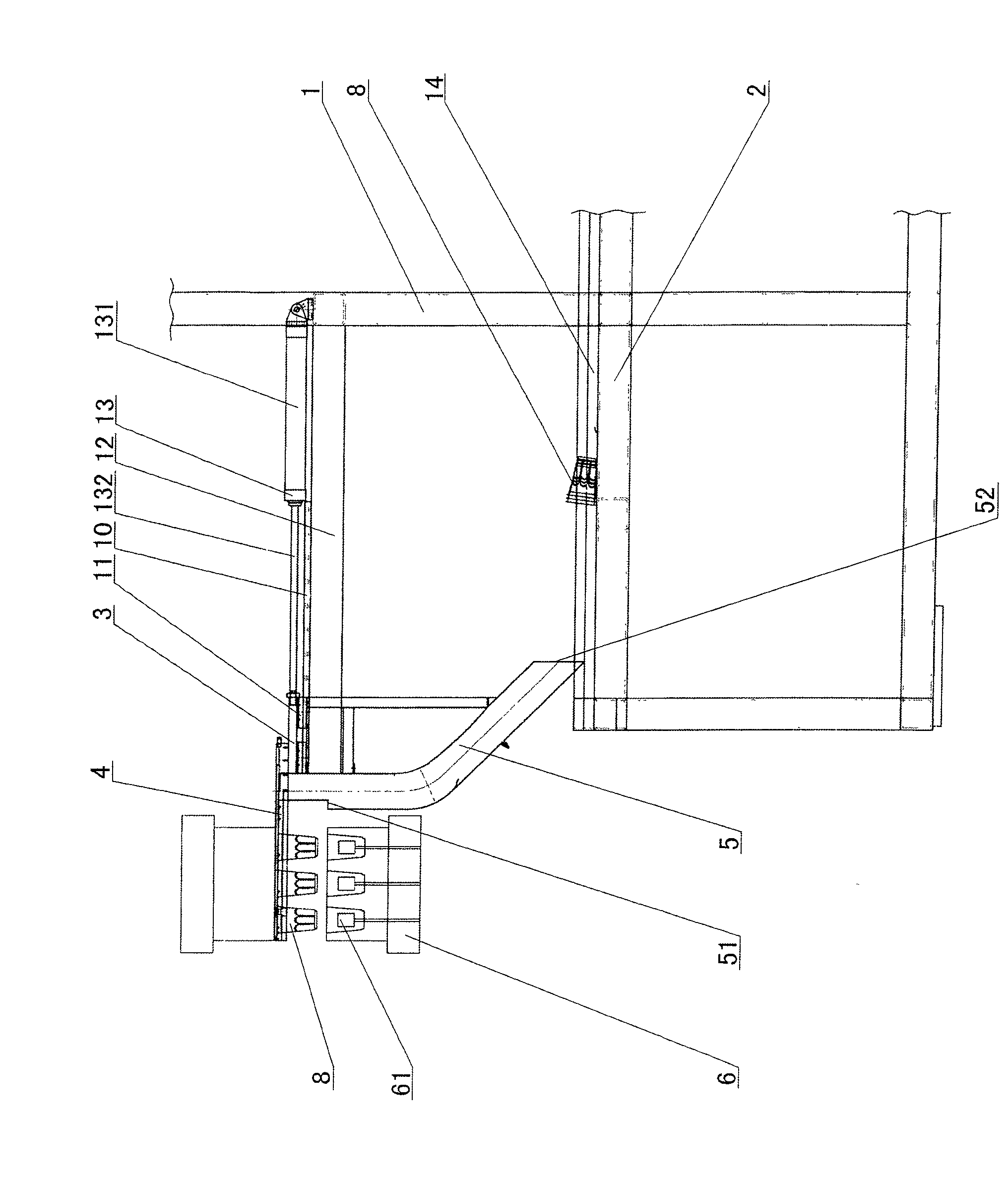 Cup piled apparatus