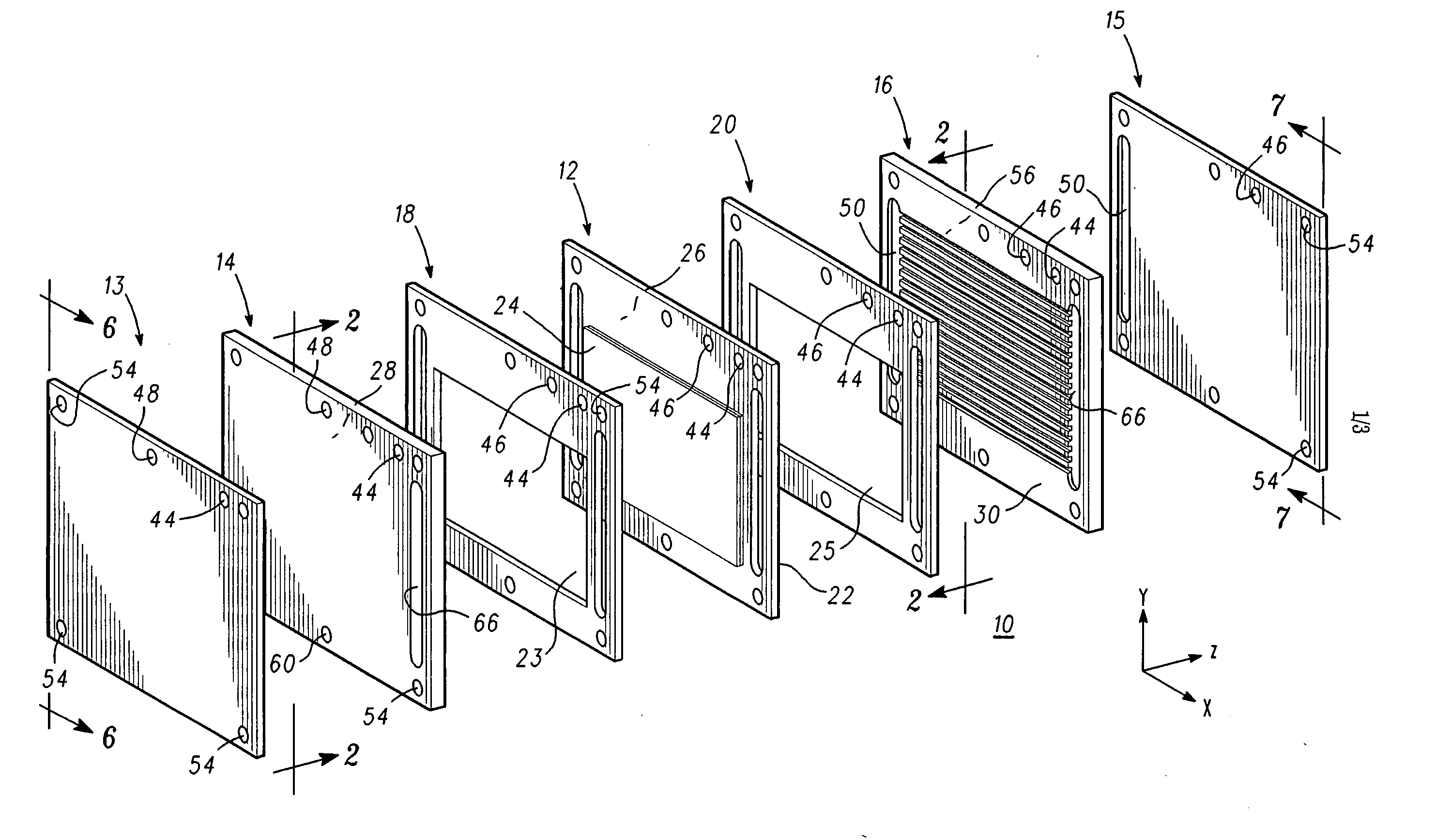 Polymer electrolyte membrane fuel cell stack