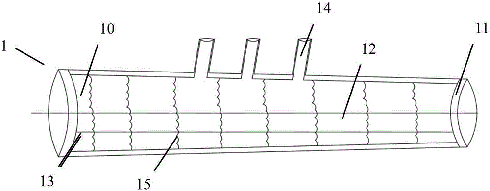 Covered stent for aortic dissection surgery, conveying device and use method
