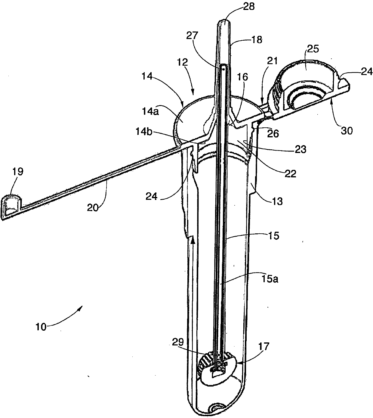 Device for the collection of biological samples, and corresponding method