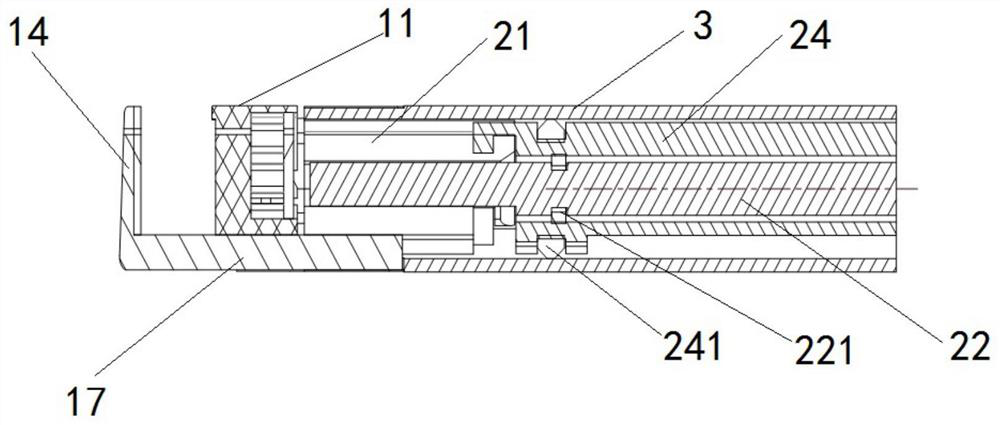Transversal stapler with sealing structure for laparoscopic surgery