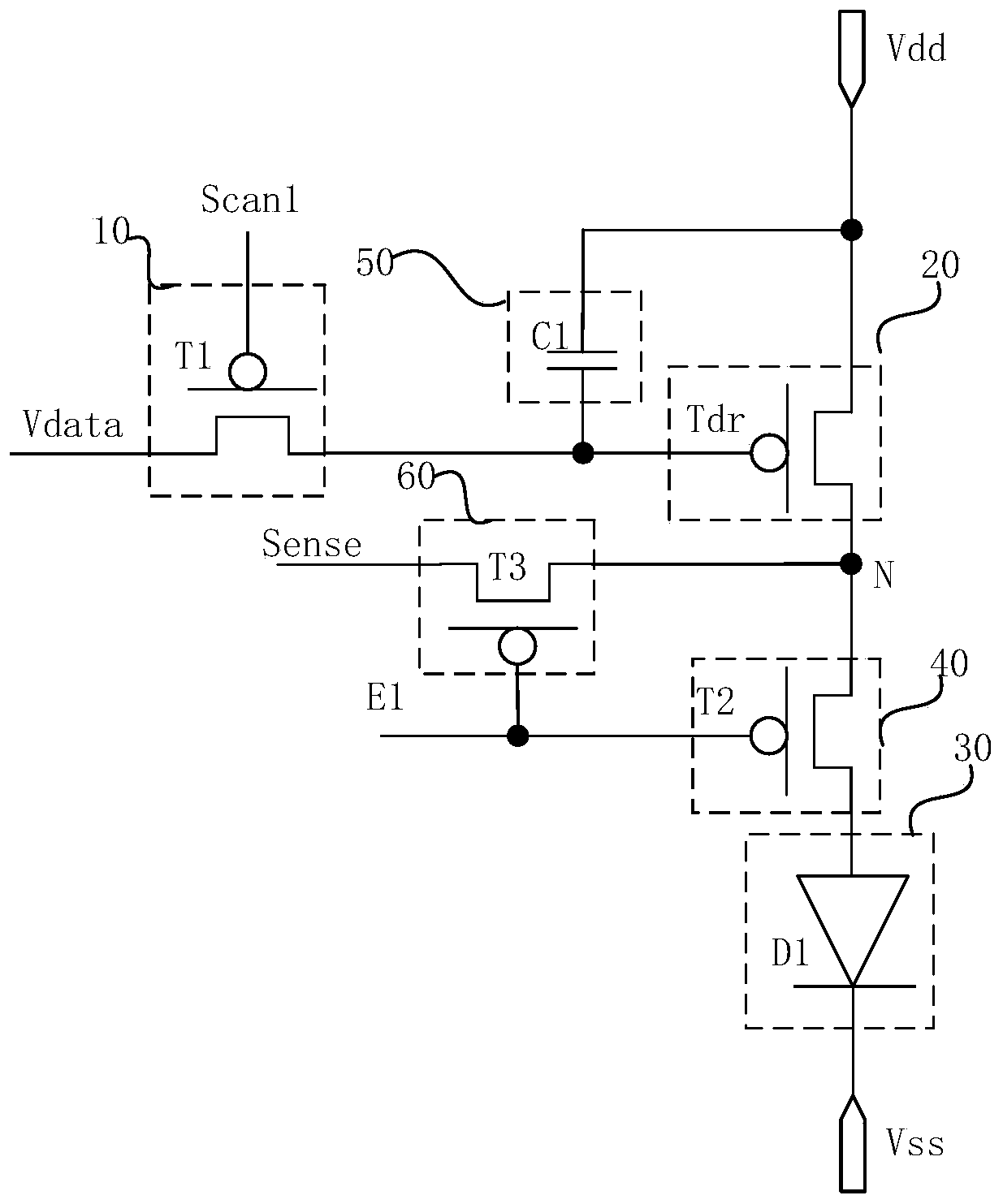 Pixel circuit, display panel and driving method of display panel