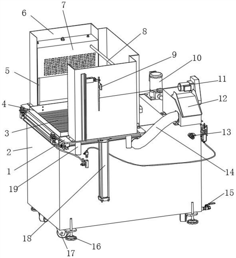 Water-saving device for lead storage battery water conservancy sorting and working method thereof