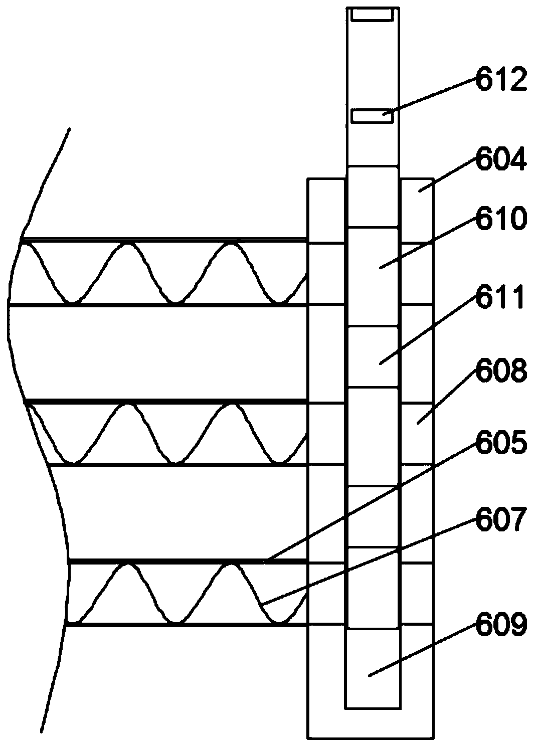 Gypsum board novel heat exchanger structure