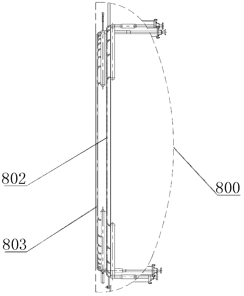 Conical double-layer heat sink device compatible with two media of liquid nitrogen and liquid helium and refrigeration method thereof