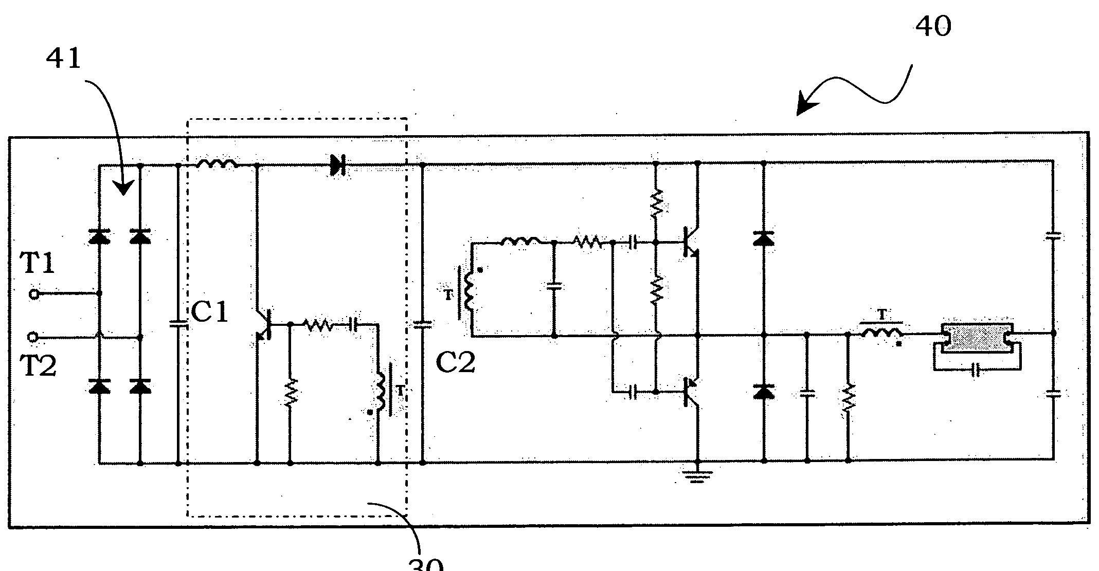 method-and-cell-for-controlling-the-power-factor-of-a-power-supply-line