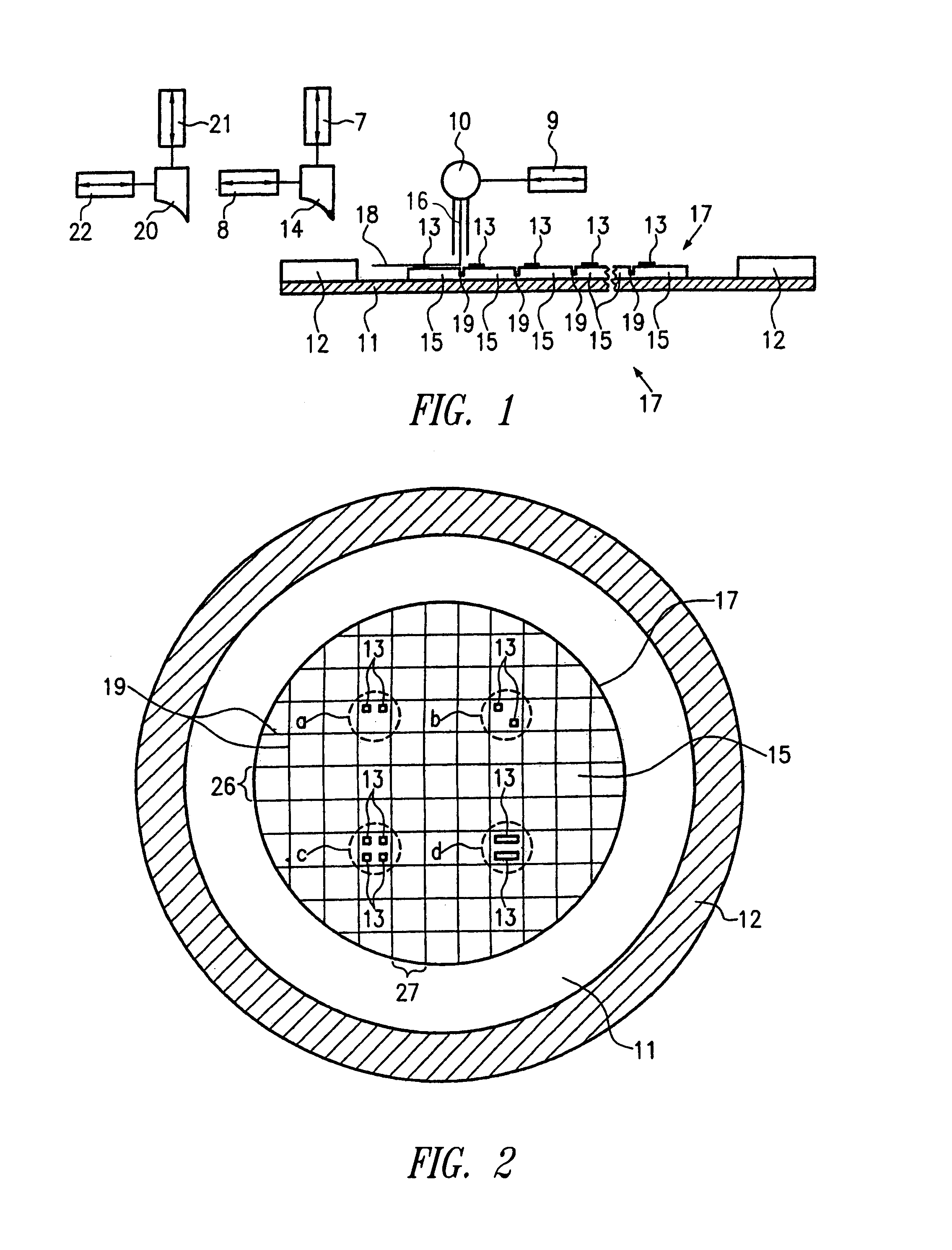 Method for production of contactless chip cards and for production of electrical units comprising chips with contact elements