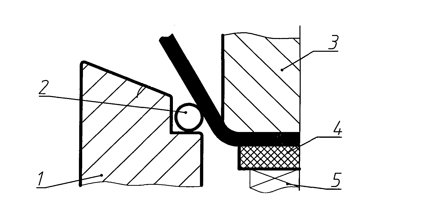 Bending forming method of railway van coupler yoke forge piece