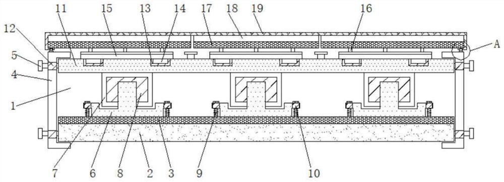 Modular hard-packed wall panel with waterproof surface