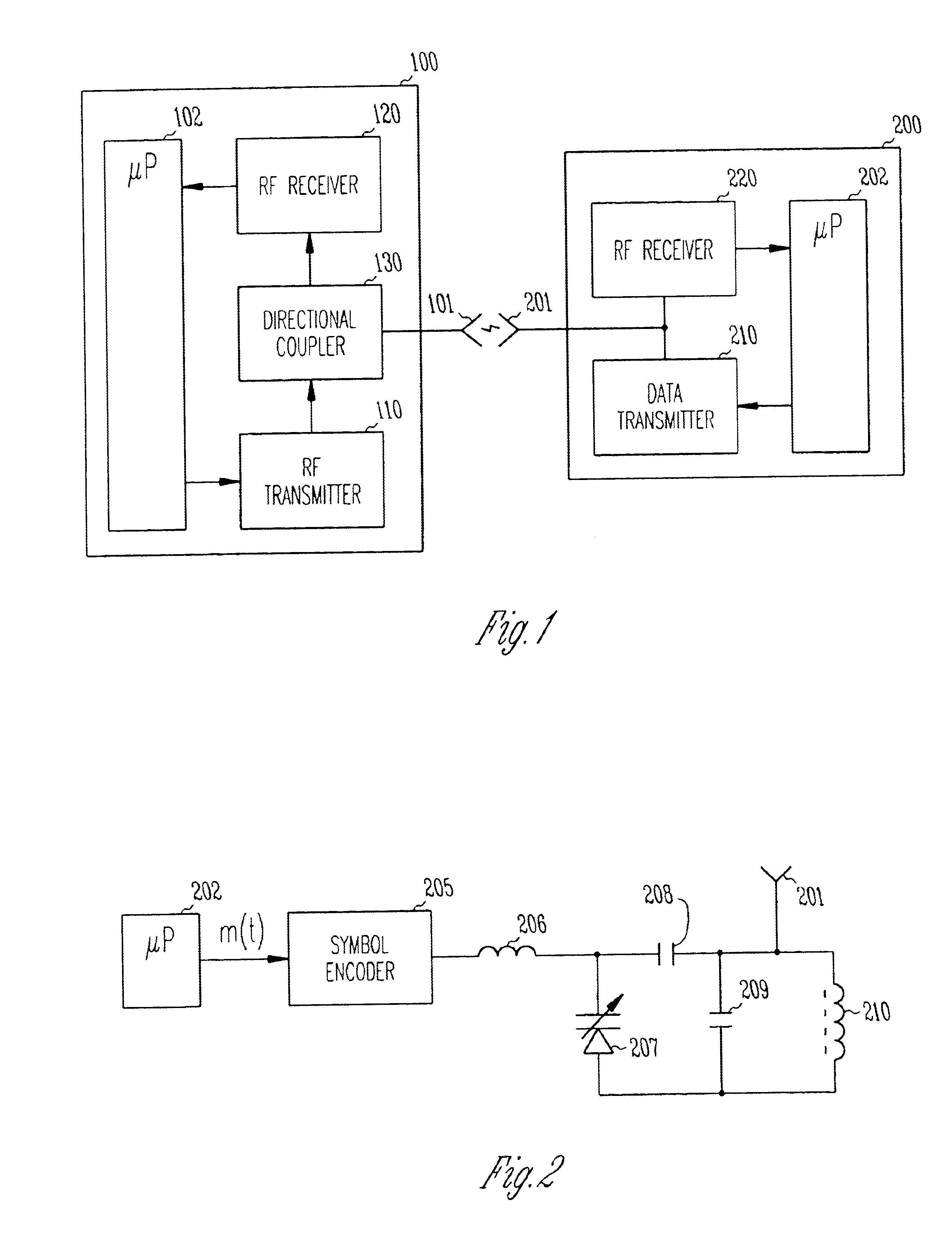 Passive telemetry system for implantable medical device