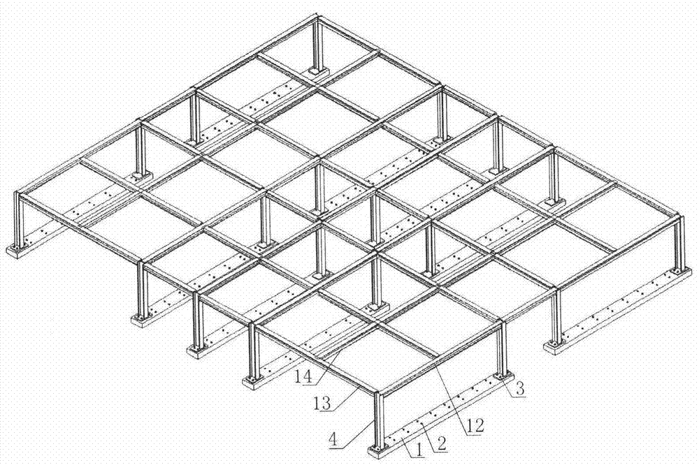 Construction method for assembly type light-steel integrated house in pasturing area