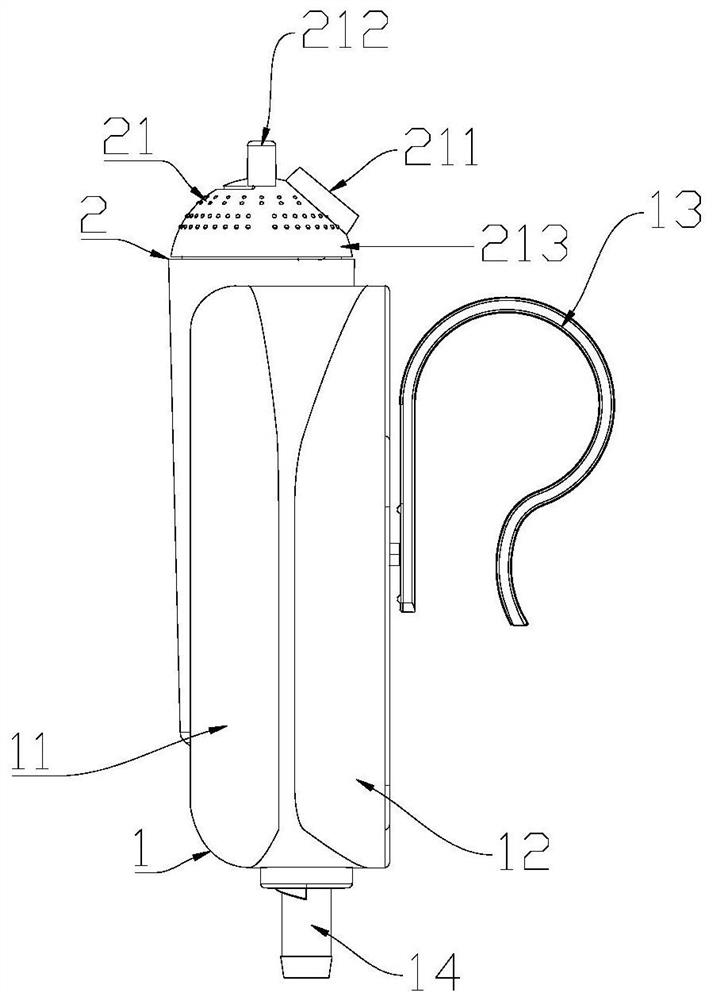 Urine collecting device for nephrology department