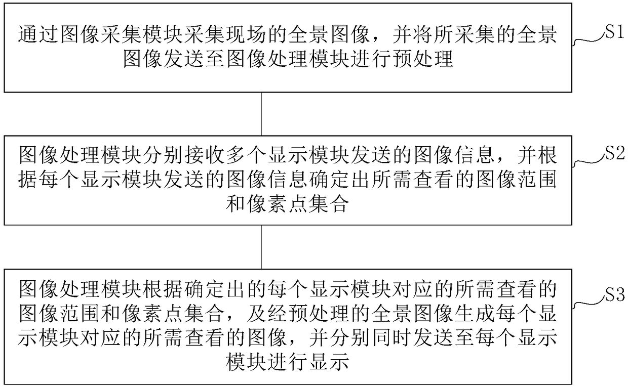 Panoramic video distribution monitoring system and method