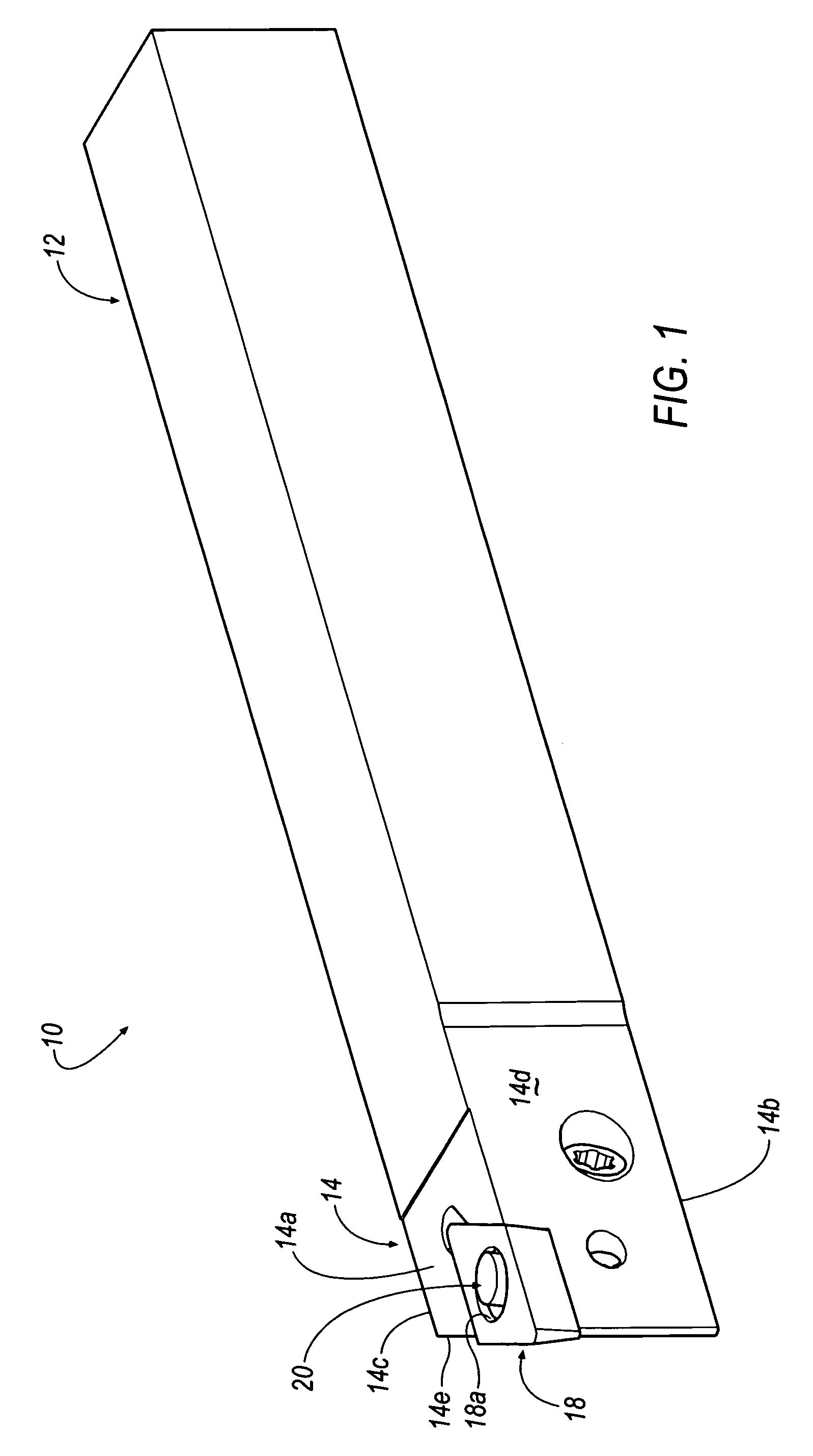 Tool holder with spherical contact points