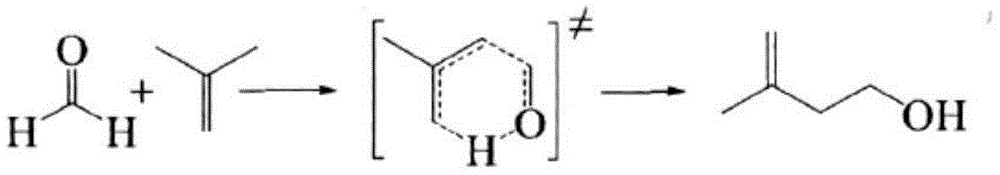 Preparation method for synthesizing 3-methyl-3-butene-1-ol by using formaldehyde hemiacetal