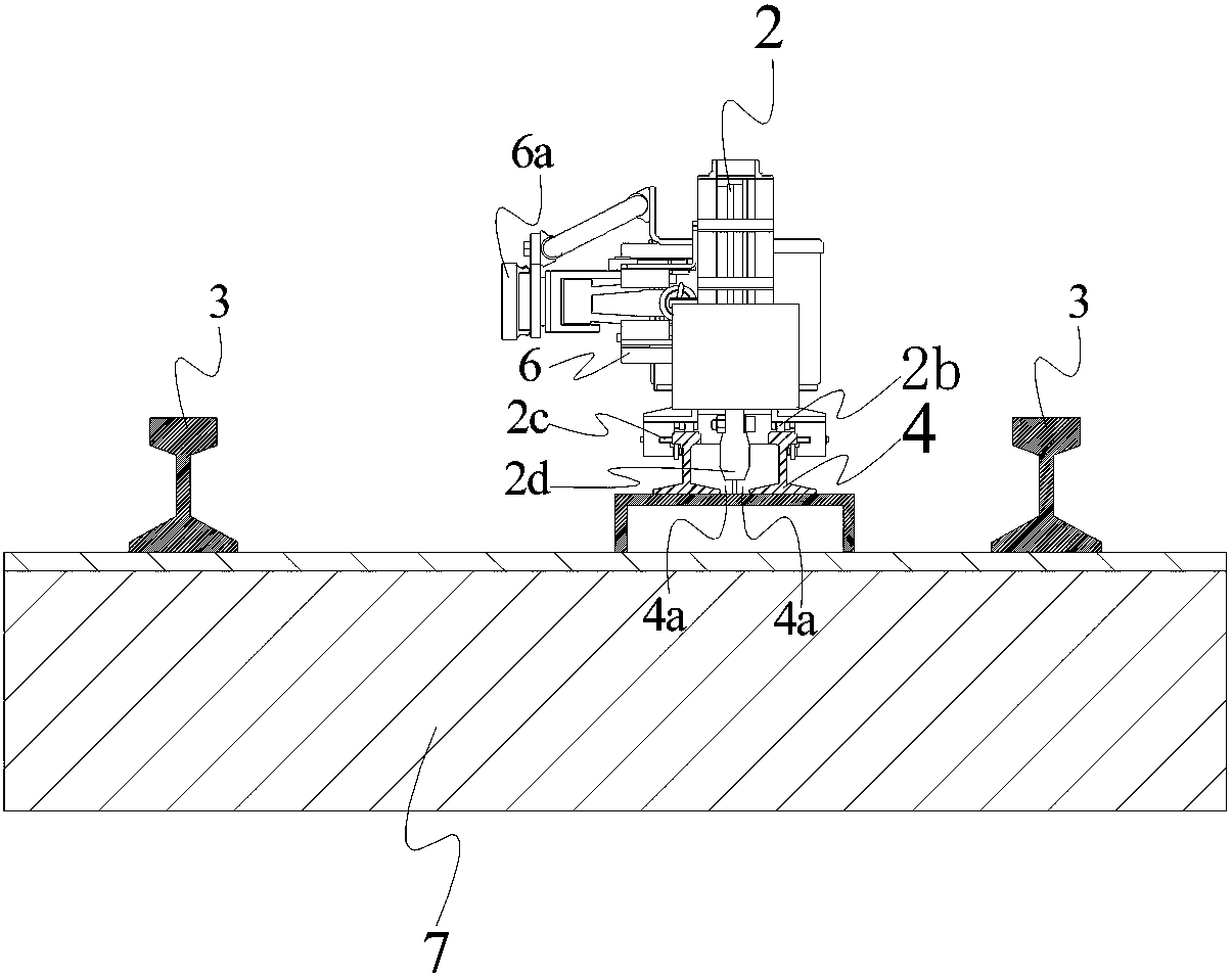 Contact rail detecting system and using method thereof