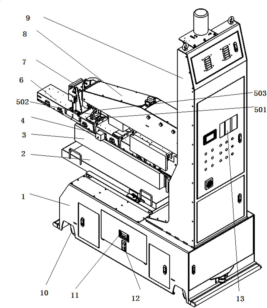 Clamping mechanism for loading and unloading silicon rods
