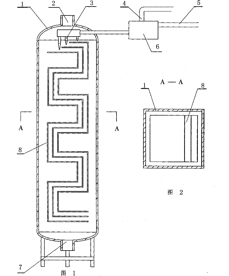 Antigravity liquid evaporator