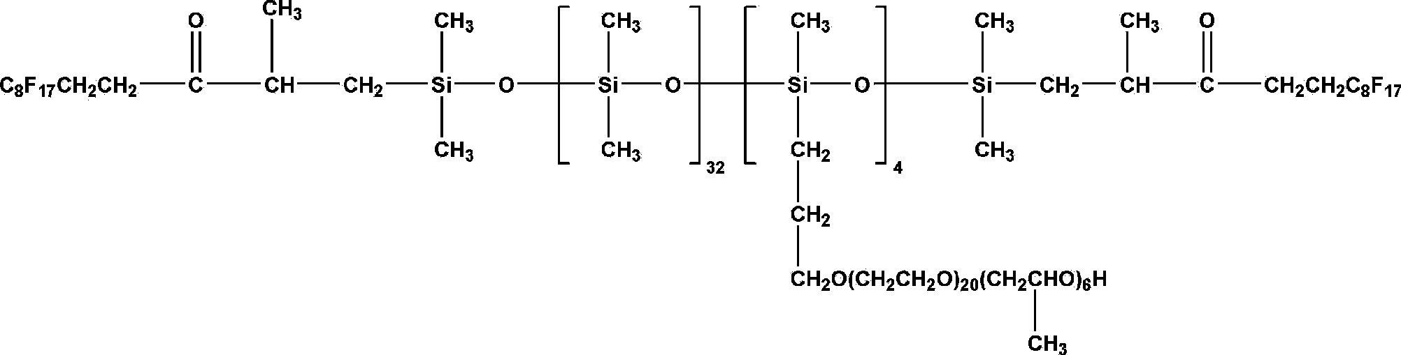 Fluorine contained organosilicon-polyether copolymer and preparation method thereof