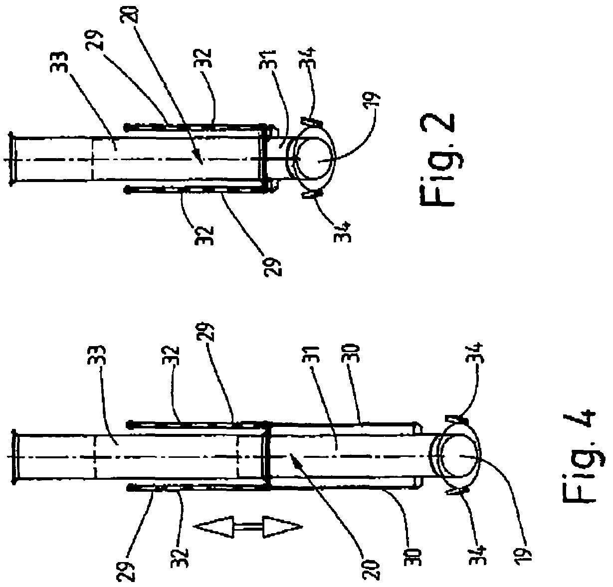 Method and device for the pneumatic transport of preferably linen