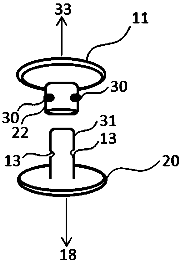 Double-sided nickel-plated rivet