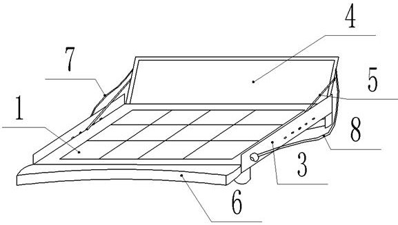 A portable computer stand