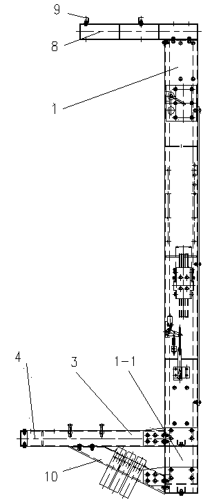 Elevator car frame