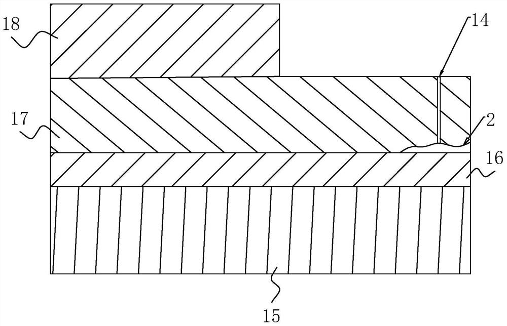 Grouting repair method for gap between end part of ballastless track ...