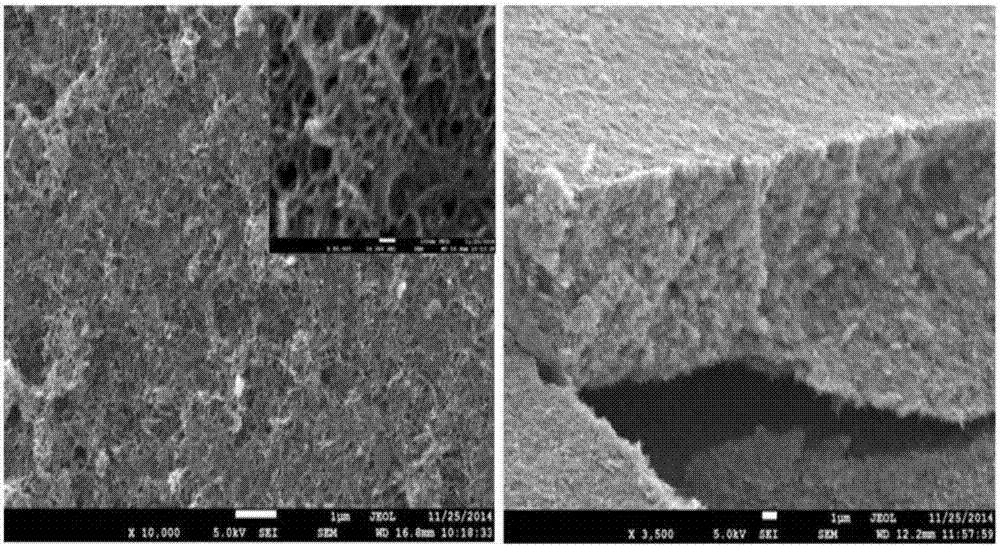 Carbon nanotube flexible conductive aerogel having water sensing function and preparation method thereof