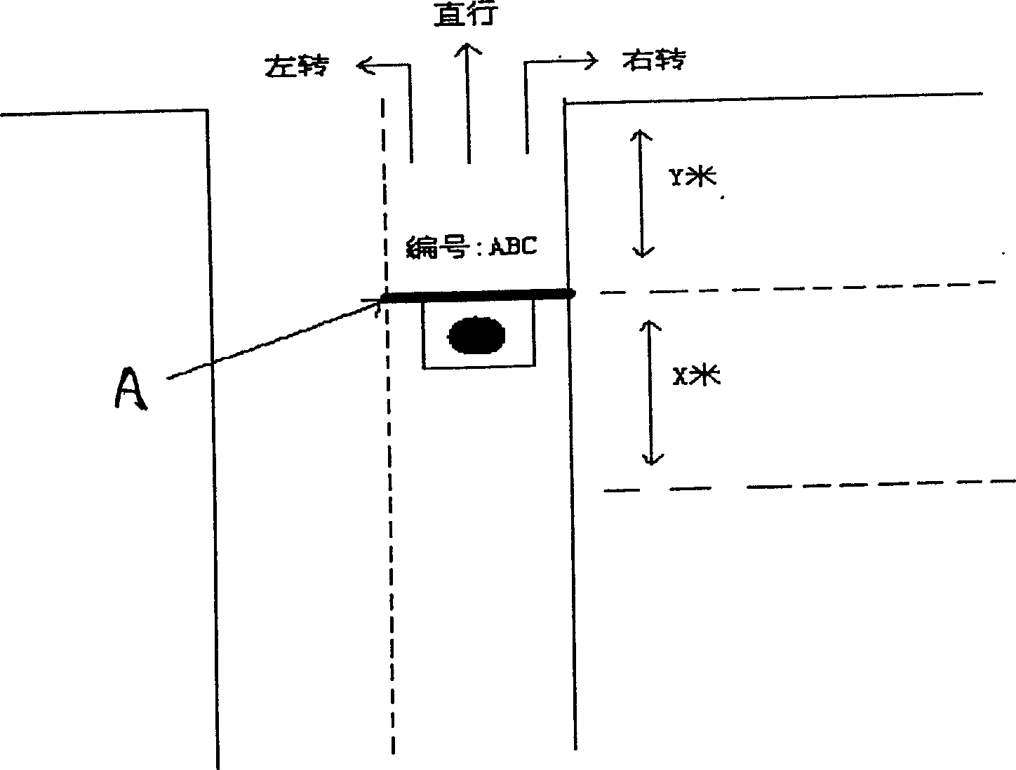 Urban road motor vehicle flow and run guiding method and real-time flow statistical system