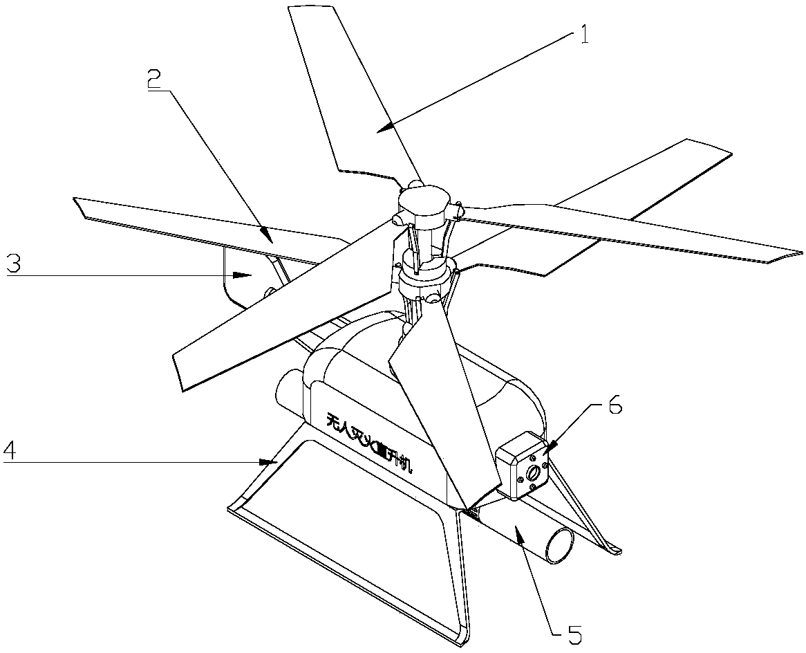 Small fire-fighting unmanned helicopter