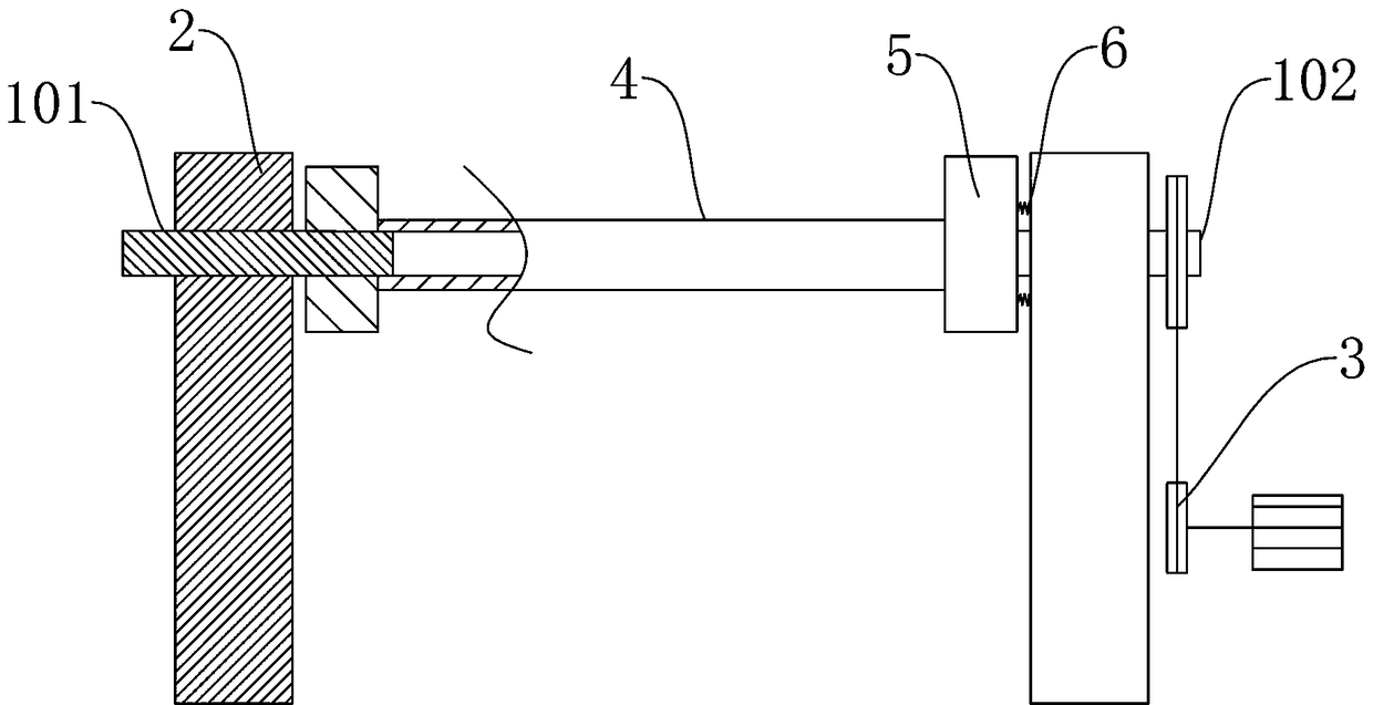 Graphite paper rolling device