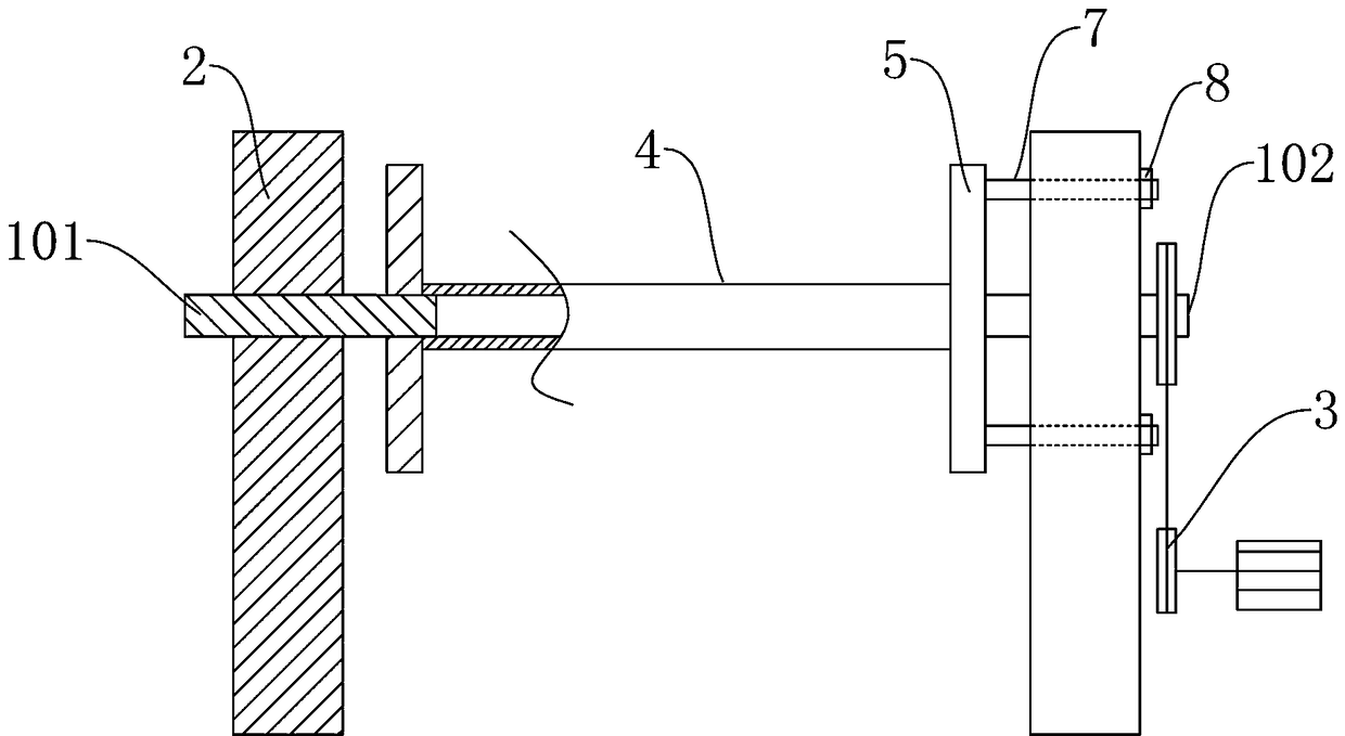 Graphite paper rolling device