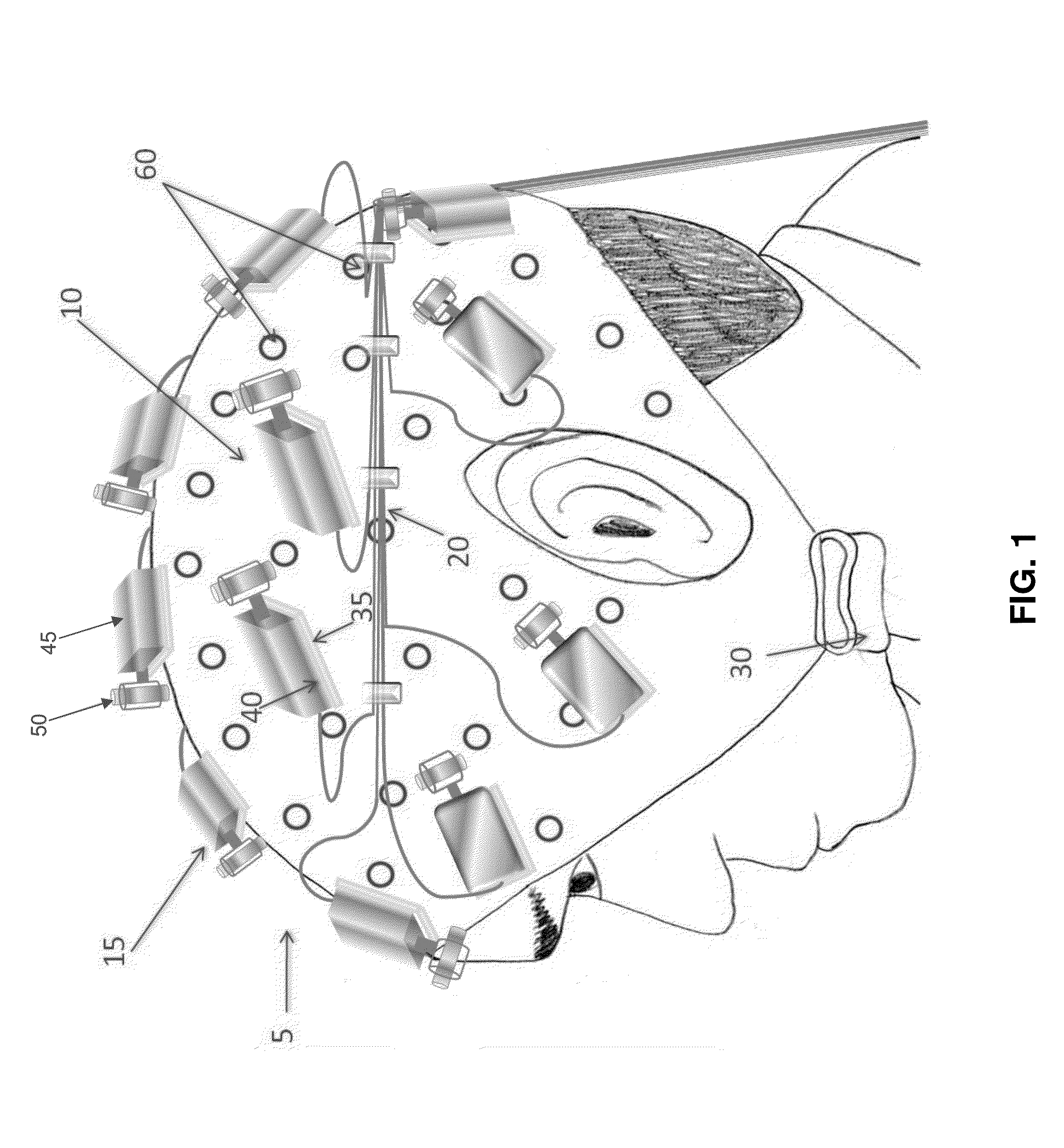Method and apparatus for providing transcranial magnetic stimulation (TMS) to a patient