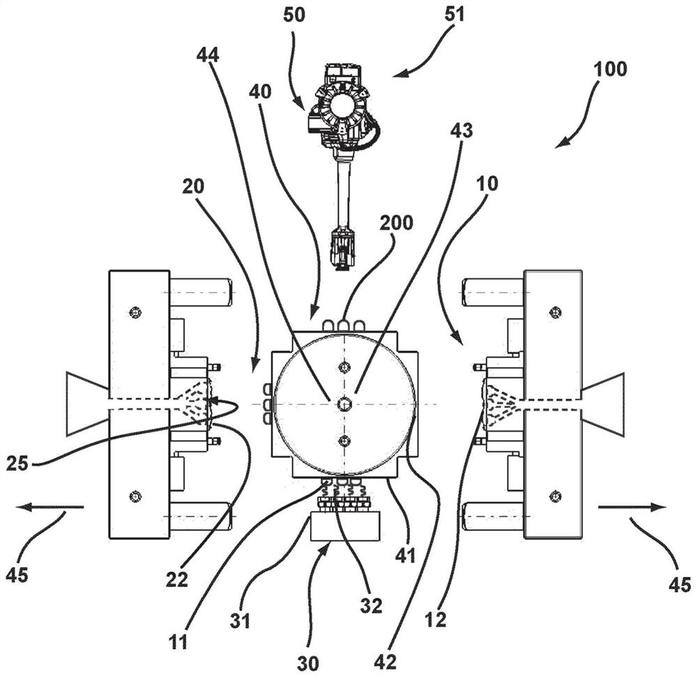 Method and tool system for manufacturing multi-component plastic molded part