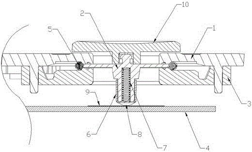 A game handle rocker mechanism