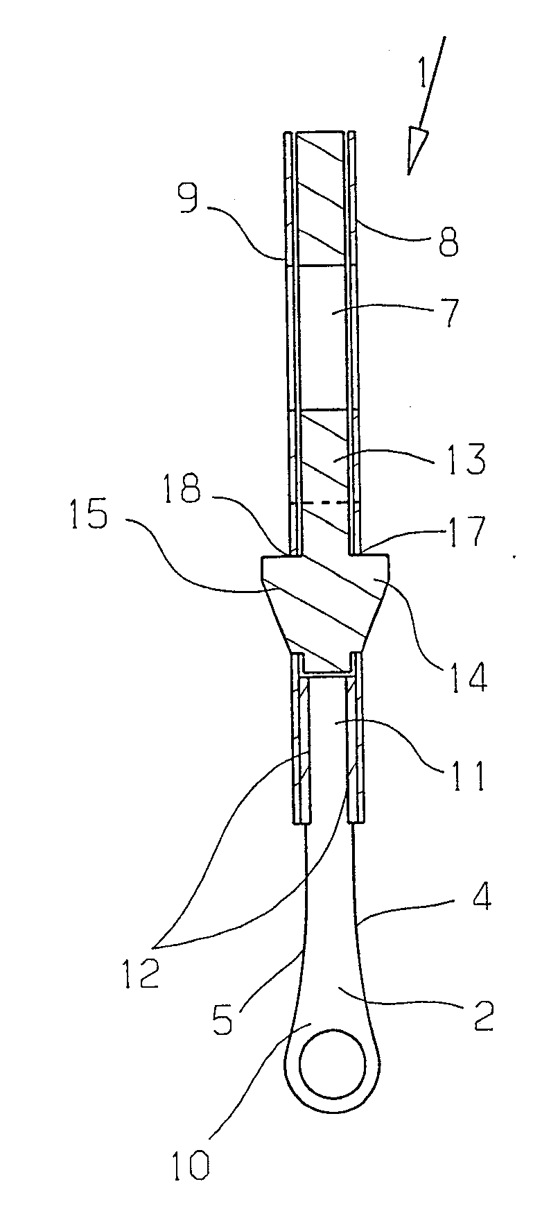 Knitting tool holder