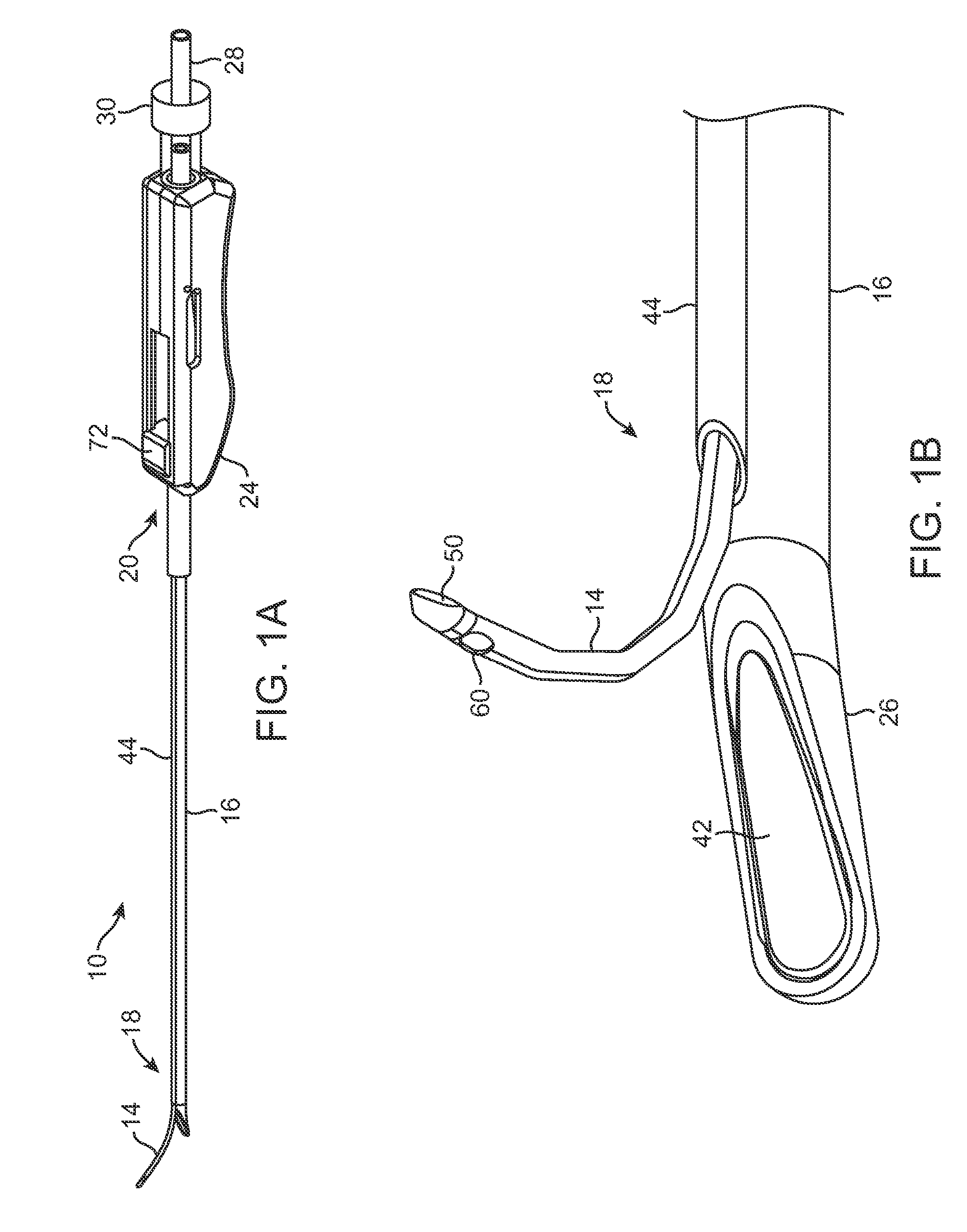 Rigid delivery systems having inclined ultrasound and curved needle