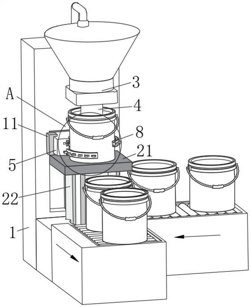 Automatic filling system for waterproof coating production