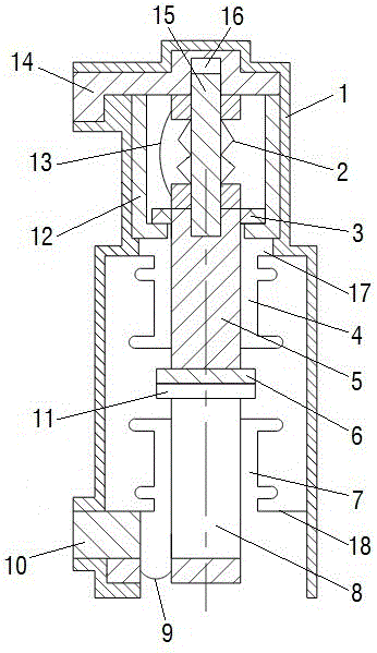 Immobilized and encapsulated post terminal and breaker provided with immobilized and encapsulated post terminal