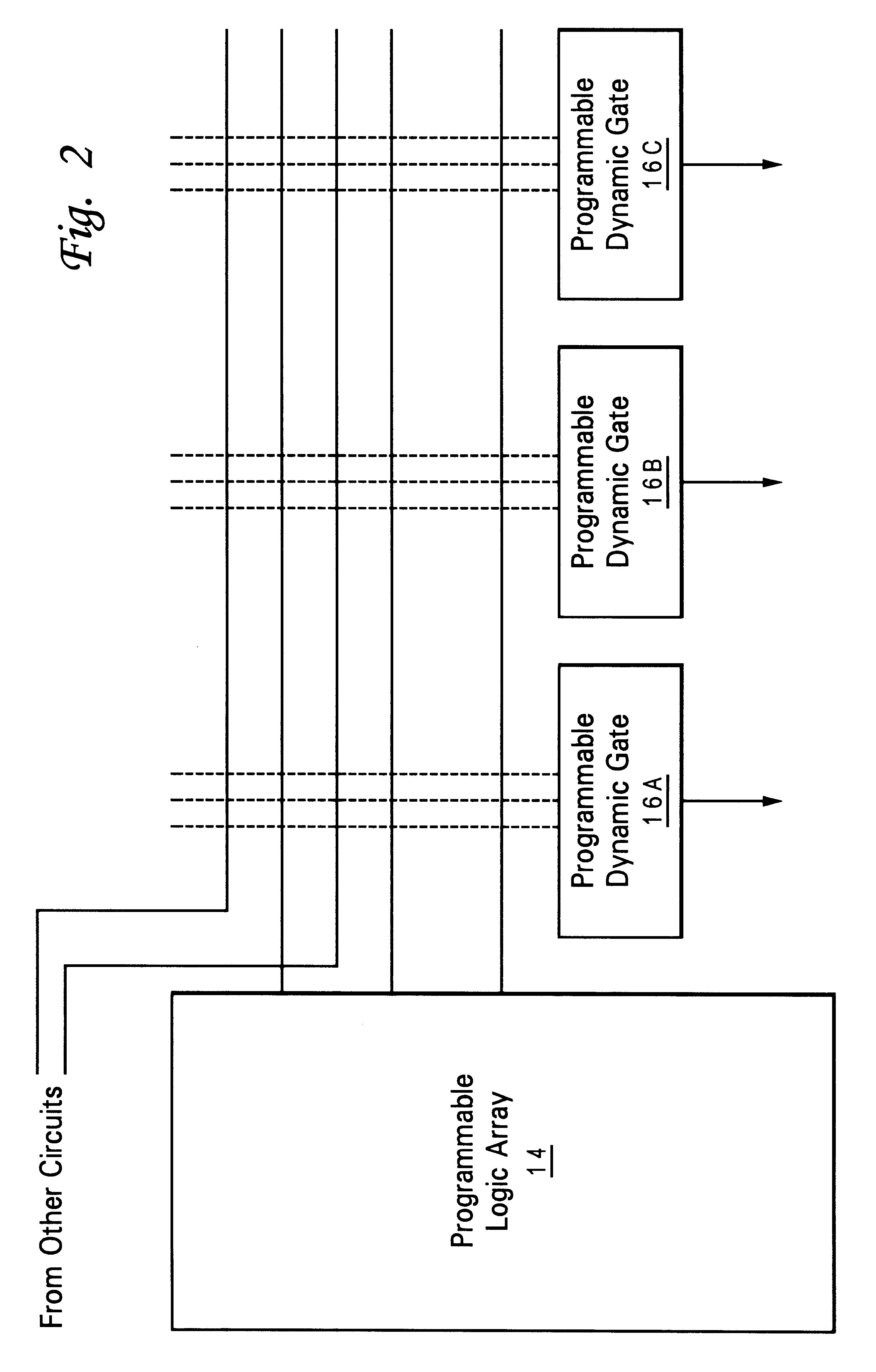 Method and apparatus for implementing logic using mask-programmable dynamic logic gates