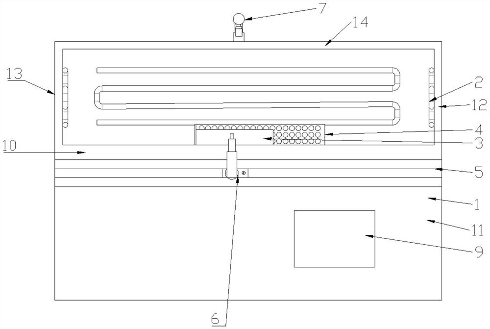 Tire composite material thermal expansion coefficient measuring system